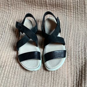 ECCO Damara Crisscross Sandal, 7M USA | 38 EU
